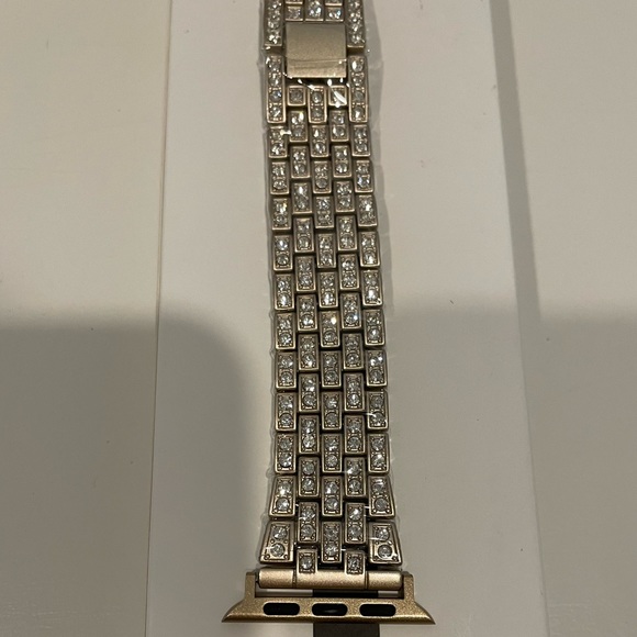 NEW! Champagne/Rhinestone Apple Watch Band - Picture 7 of 14